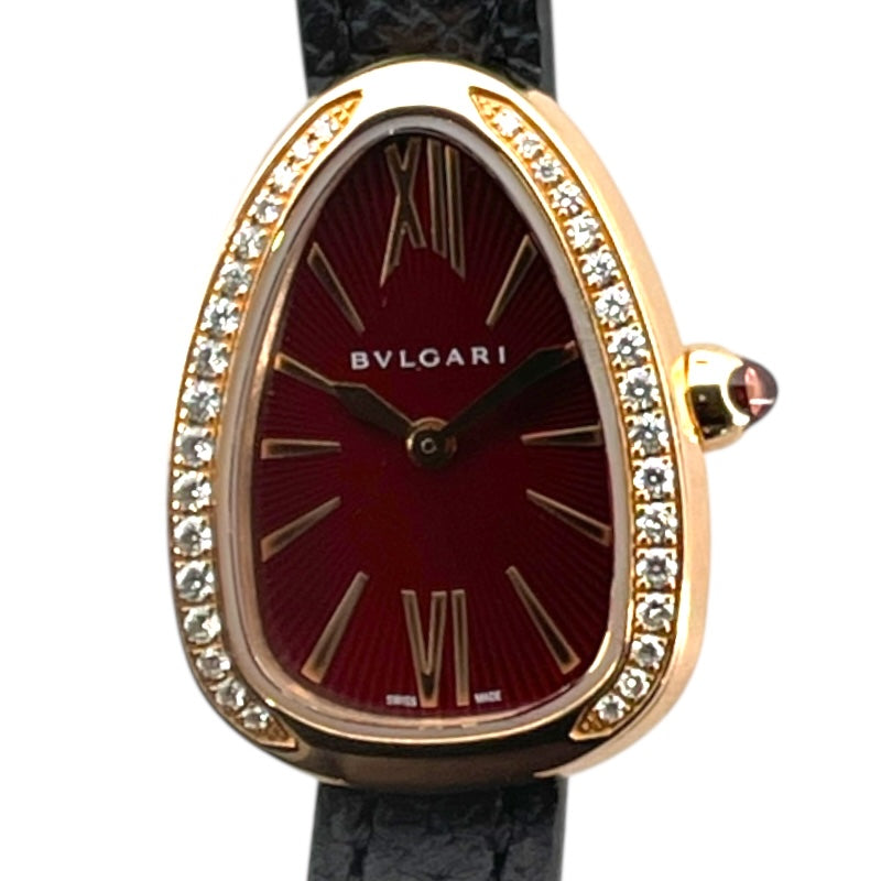 ブルガリ BVLGARI セルペンティ ダブルスパイラル 102730 レッド K18PG