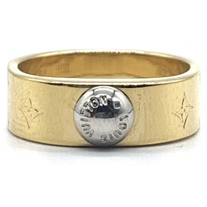 Louis Vuitton ルイヴィトン リング・ナノグラム M00210 ゴールド Size