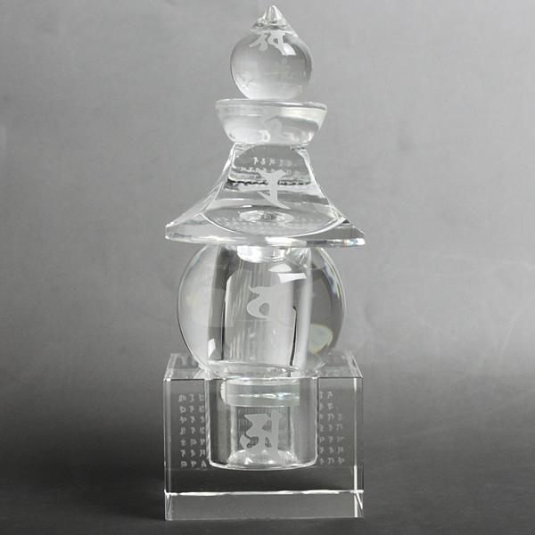 人工水晶 五輪塔(ごりんとう) 梵字彫刻 | 供養塔 仏具 – 株式会社廣友