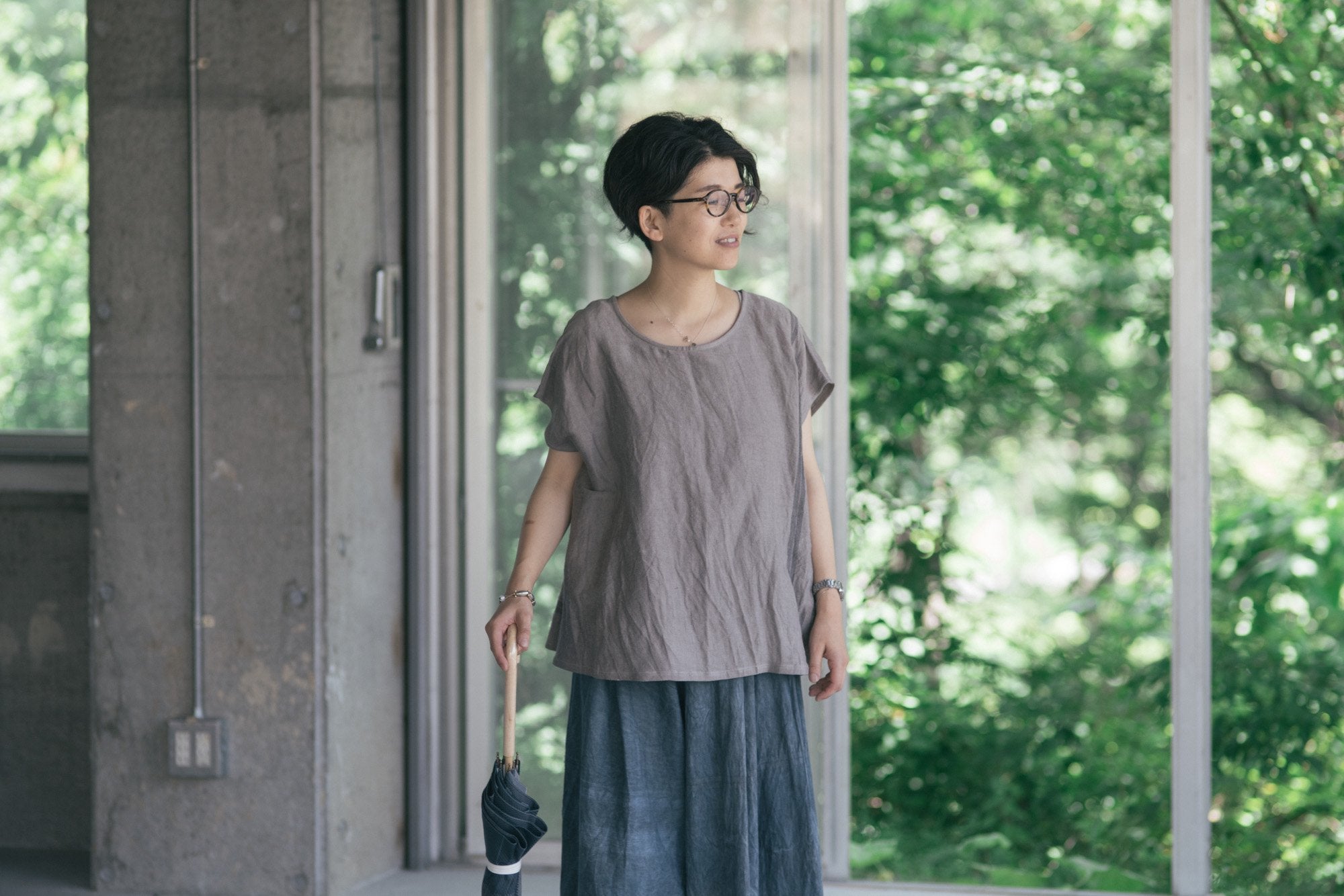 suton-T short cotton｜tamaki niime 玉木新雌