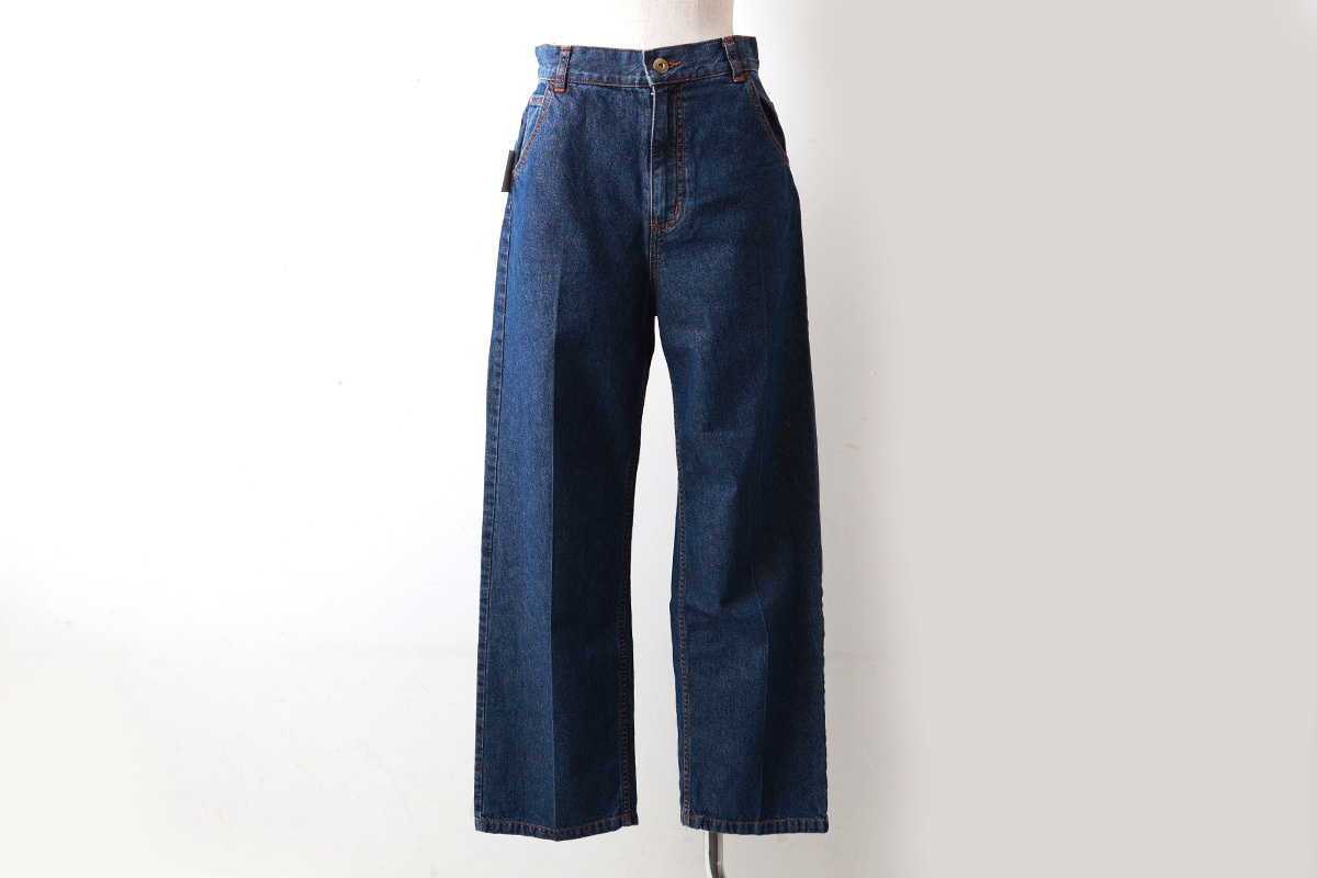 MUVEIL ミュベール リボンデニムパンツ