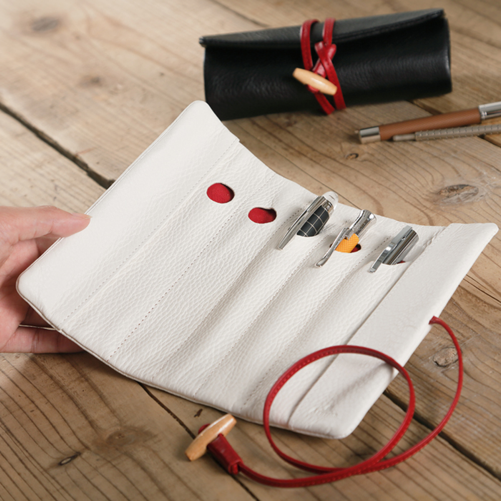 レッドサークル ロールペンケース ［8721］ 革小物 ASHFORD