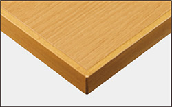 テーブル天板｜TP-192メラミン木縁巻き天板｜E家具.jp