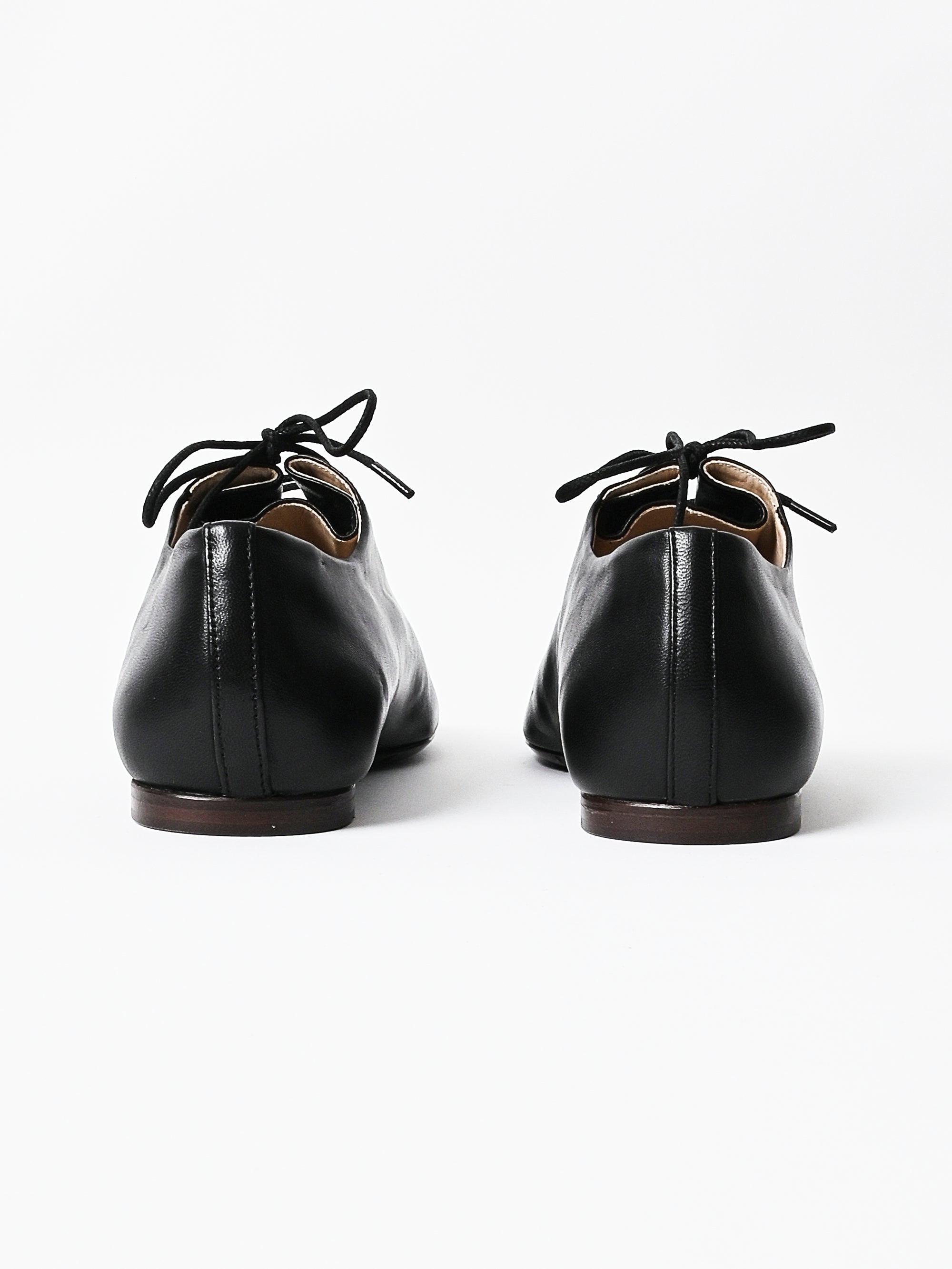 LEMAIRE - Black Souris Flat Classic Derbies – Frances May
