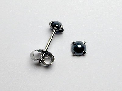 チタンピアス ヘマタイト カボソン