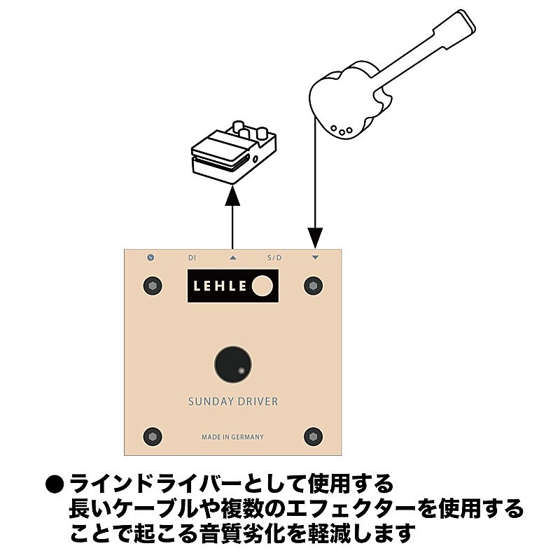 LEHLE SUNDAY DRIVER II（リール）バッファー ブースター ｜イケベ楽器