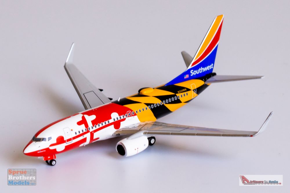 NGM77007 1:400 NG Model Southwest Airlines B737-700(W) Reg #N214WN