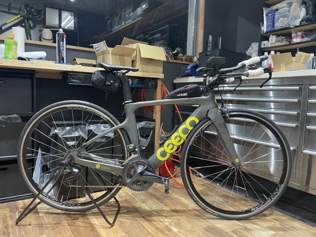 トライアスロンバイク】CEEPO KATANA × オーバーホール ＋ BIKE WASH