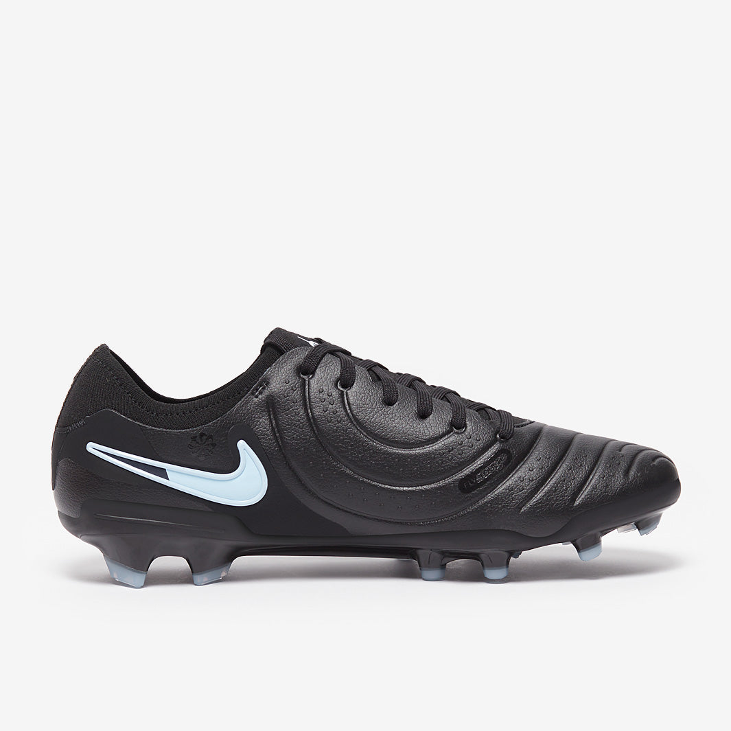 Nike Tiempo Legend X Pro Firm Ground - Black/Ice Blue - Adult Cleats