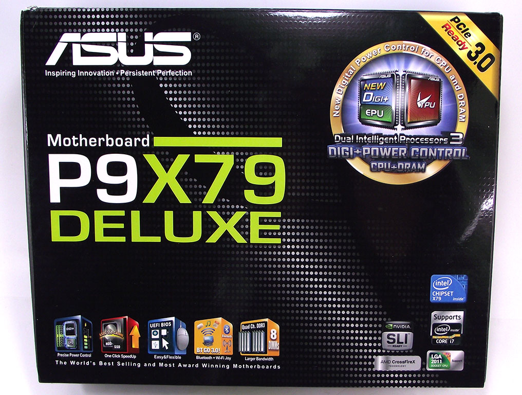 ASUS P9X79 Deluxe Intel LGA 2011 Review - Packaging & Contents