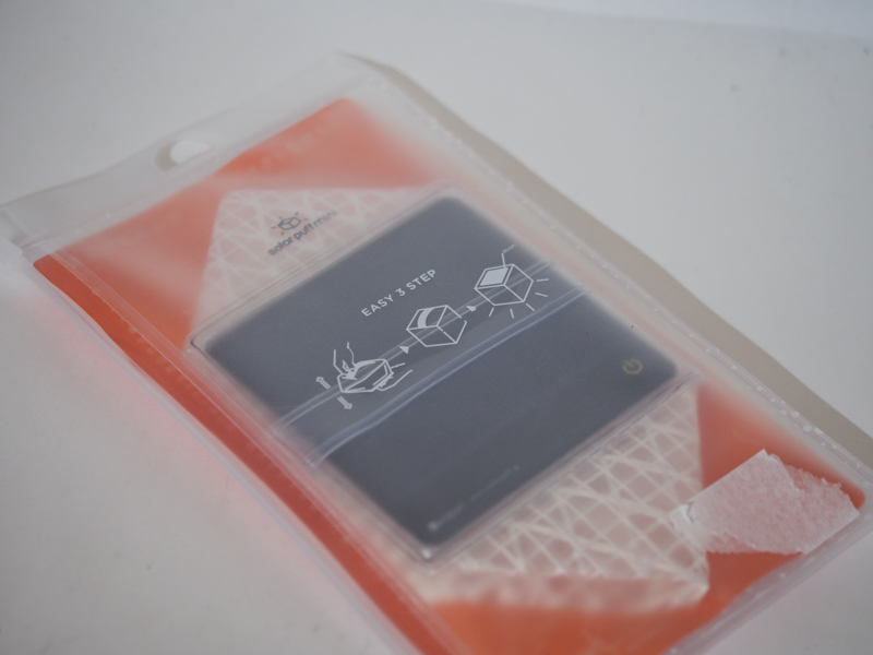 ソーラーパフがさらにコンパクトなミニを新発売したので購入レビューし