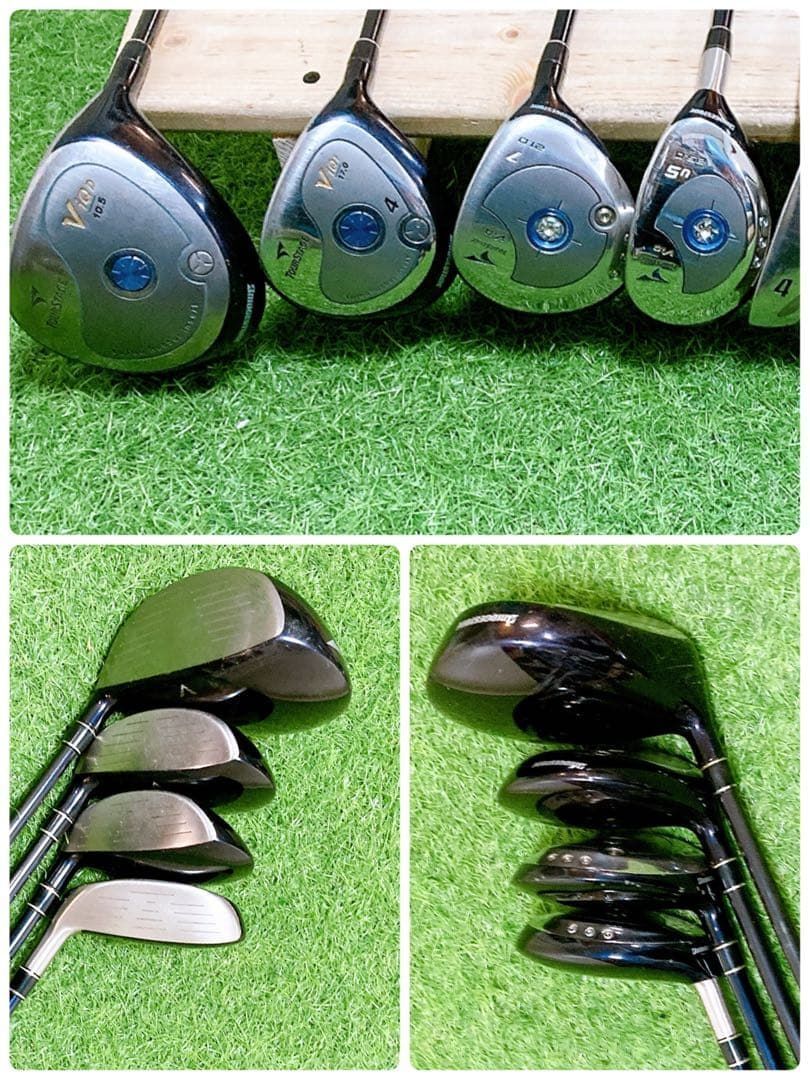 Bツアーステージ VIQ初心者オススメ ゴルフクラブ メンズセット 右利き