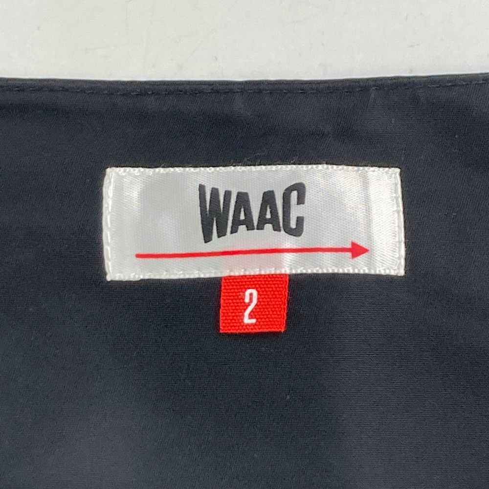 WAAC ブラック ノースリーブ ワンピース サイズ2 WAAC ブラック