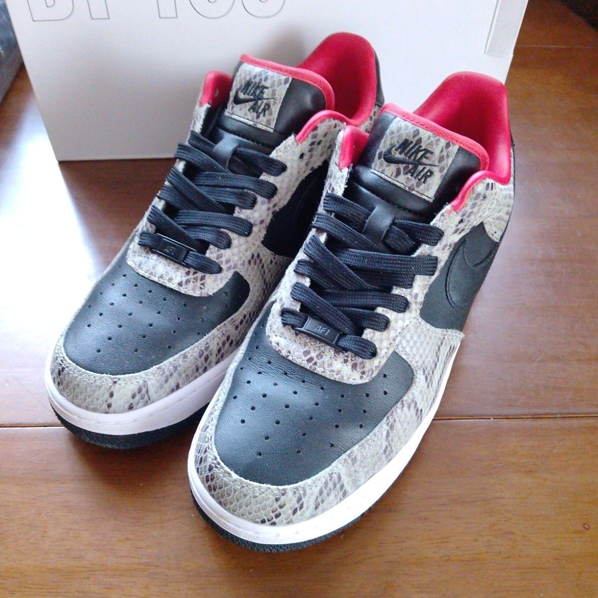 NIKE BY YOU エアフォース1 UNLOCKED BY YOU SNAKE 27 5cm バイユー