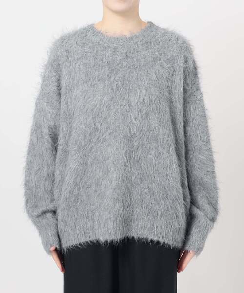 セール】《WEB限定追加2》シャギークルーネックプルオーバー（ニット
