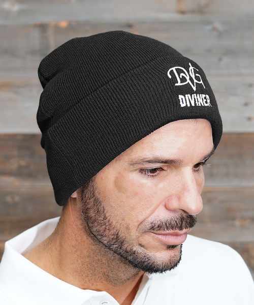 DIVINER GOLF】ニットキャップ メンズ ゴルフ帽子 ニット帽（ゴルフ