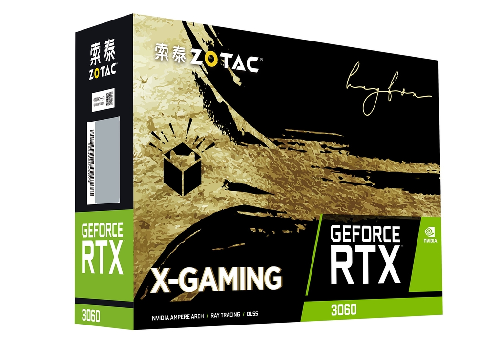 ZOTAC GeForce RTX 3060 X-GAMING GOC GPU Created for Chinese