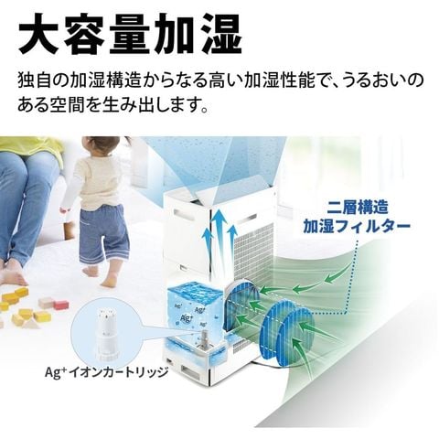 dショッピング |SHARP シャープ 加湿空気清浄機 プラズマクラスター
