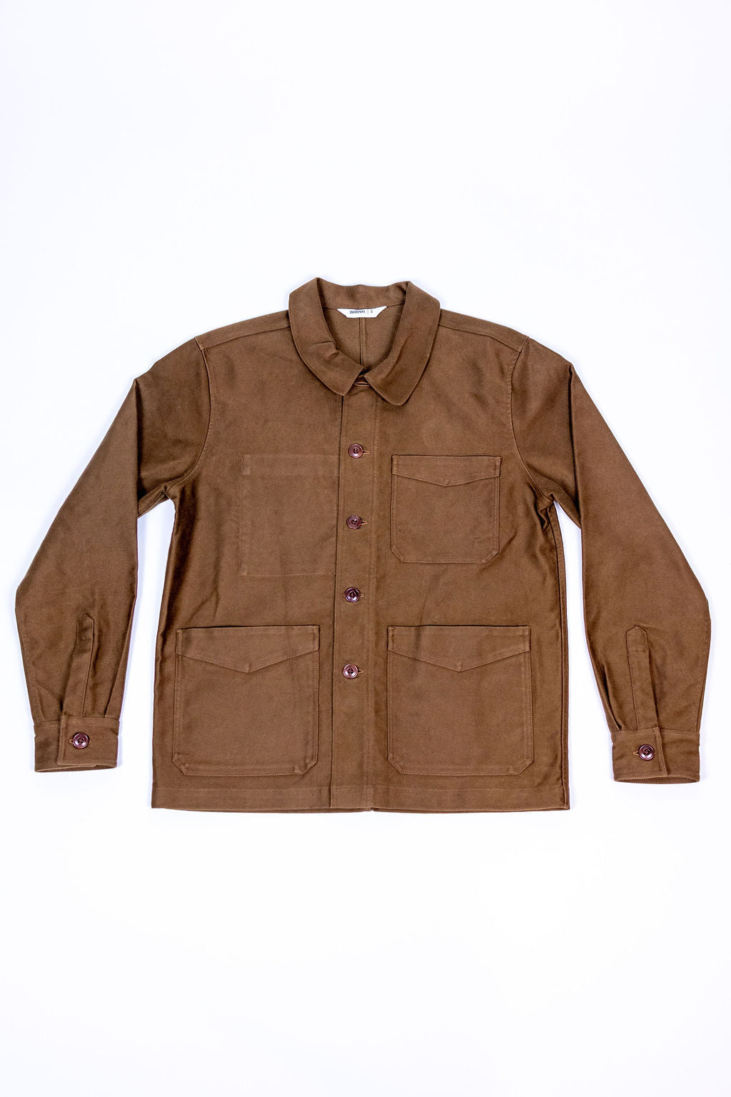 3sixteen French Work Jacket - Brown Moleskin - Franklin & Poe
