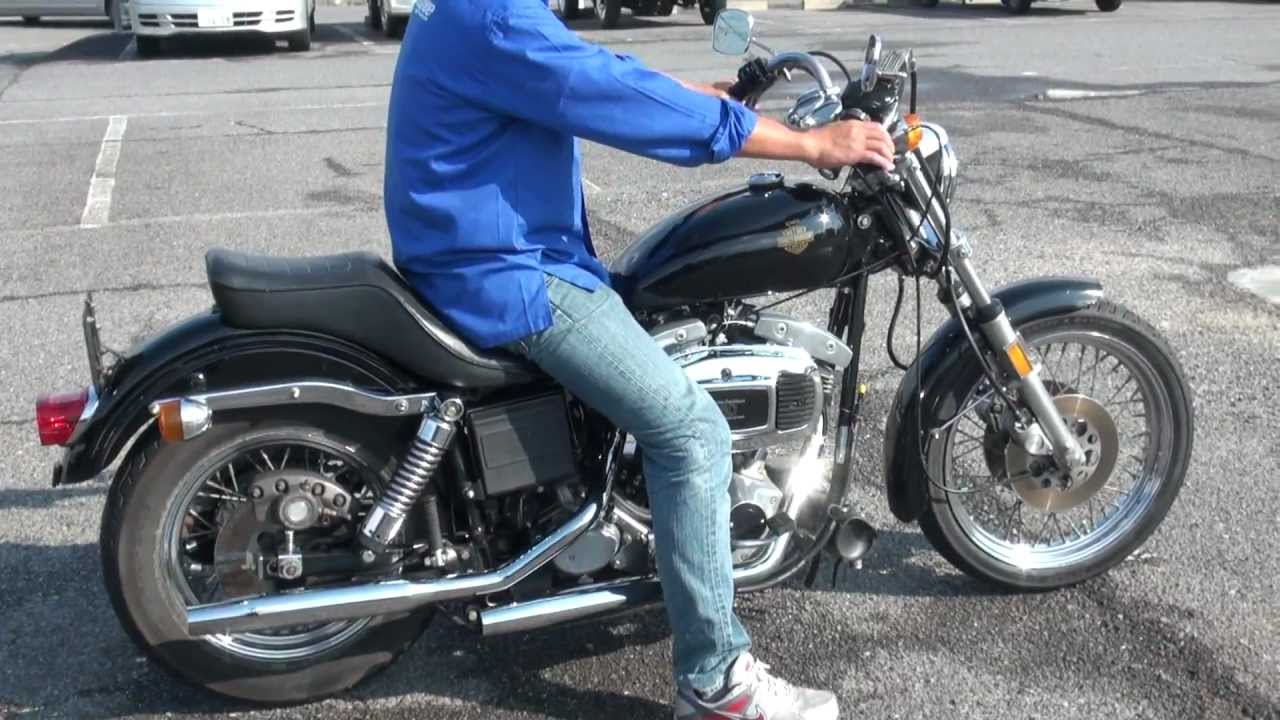 ハーレーダビッドソン1980 FXE1200 スーパーグライド - YouTube