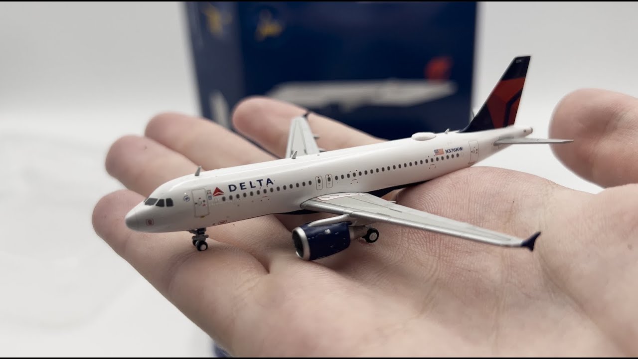 Gemini Jets Delta Airlines Airbus A320 GJDAL2094 1:400 Unboxing