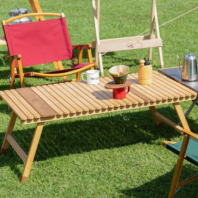 キャンプテーブル KUROSON370の通販｜【196】ひのき・木製キャンプ用品店