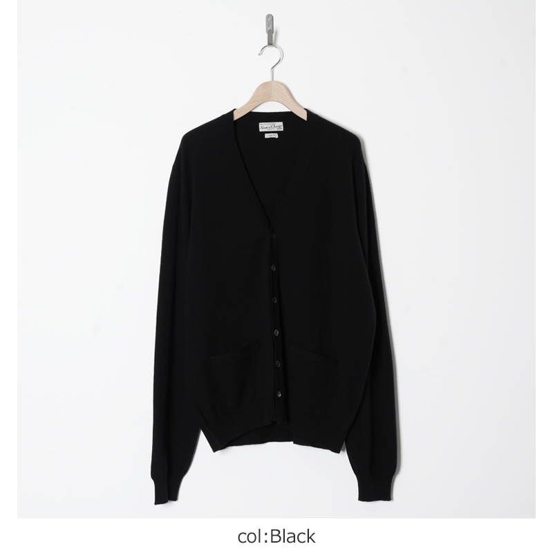 COMOLI (コモリ) SCOTT&CHARTERS別注 Vネックカーディガン