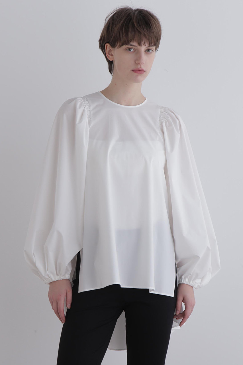 LE PHIL(ル フィル)｜【予約販売】SOLOTEXブロードギャザーブラウス