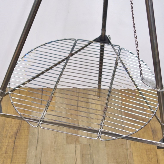 Snow Peak - 廃番 スノーピーク snowpeak ザ 三脚スタンド バック付 ST