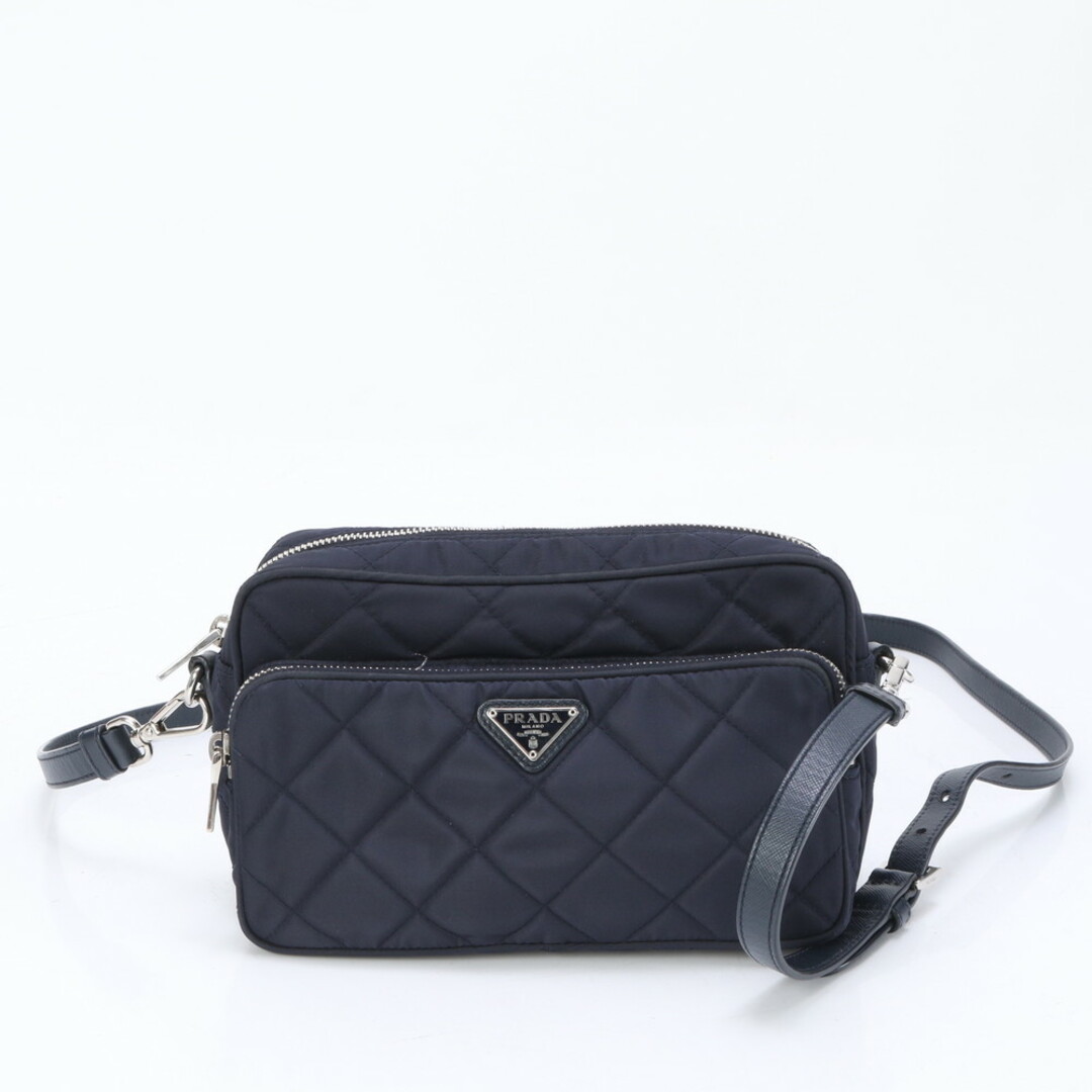 極美品】プラダ ナイロン ショルダーバッグ メッセンジャー 三角ロゴ