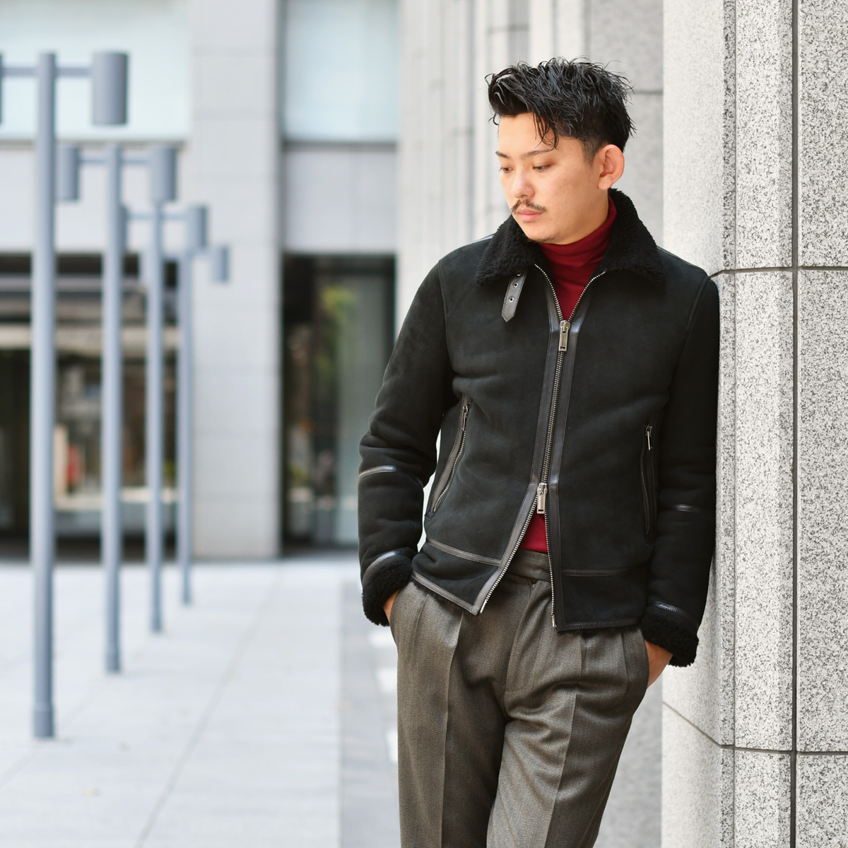 15周年ノベルティー付き TAGLIATORE【タリアトーレ】ムートンフライト