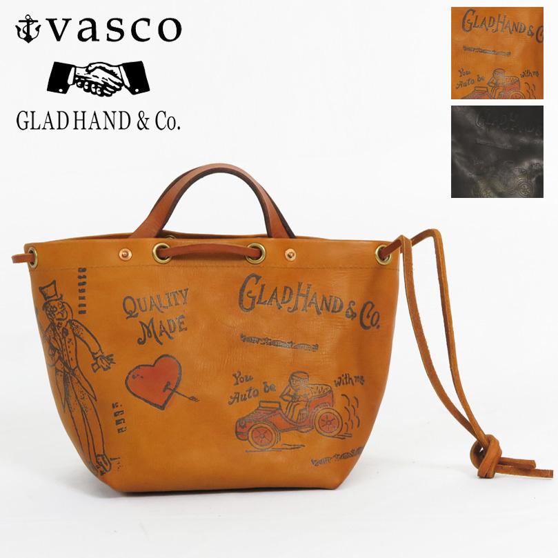 vasco（ヴァスコ） × GLAD HAND グラッドハンド 2WAY レザー 巾着