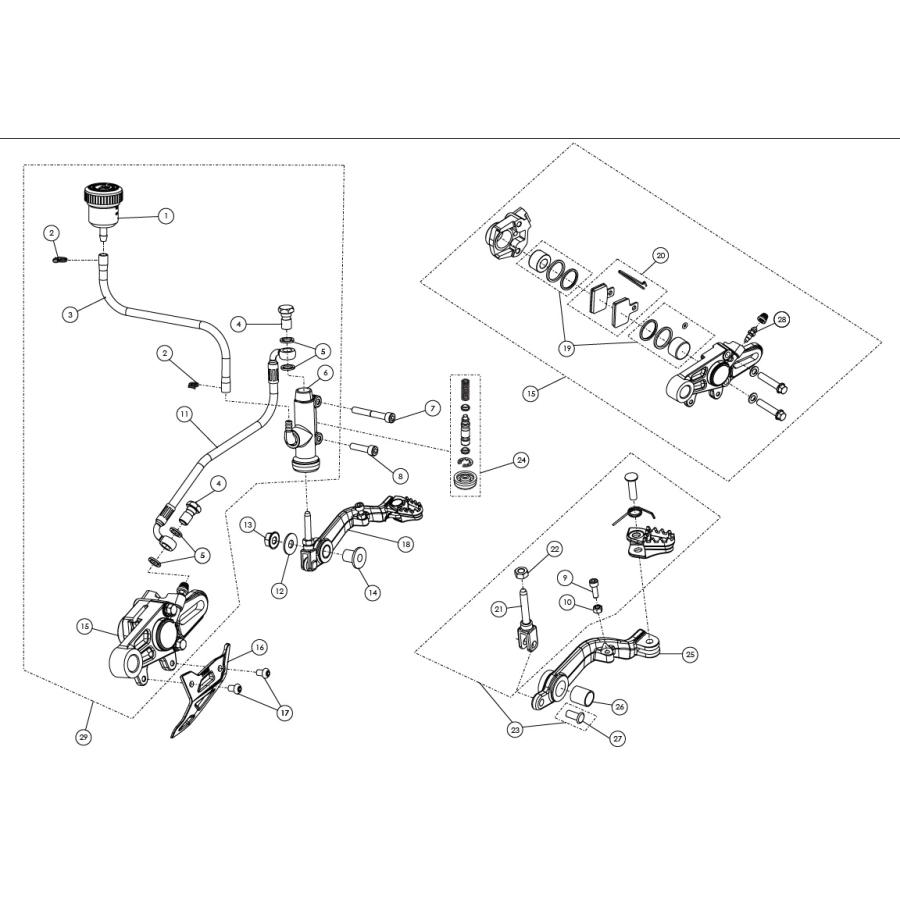 70305 リアブレーキマスターシリンダー TRRS ラガレーシング : エトス