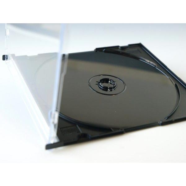 CDスーパースリムケース 200個 黒/白/半透明クリア 5mmPケース 高品質