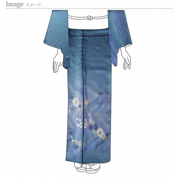 久保田一竹 国内手縫いお仕立て付き 一竹工房 一竹辻が花 訪問着 銀糸