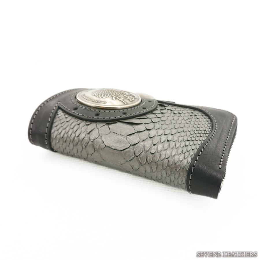 REDMOON（レッドムーン） 限定 スネイクスキン パイソン ミドル