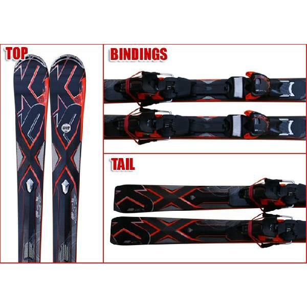 K2 ケーツー スキー2点セット AMP BOLT+MX14.0 ビンディング付き