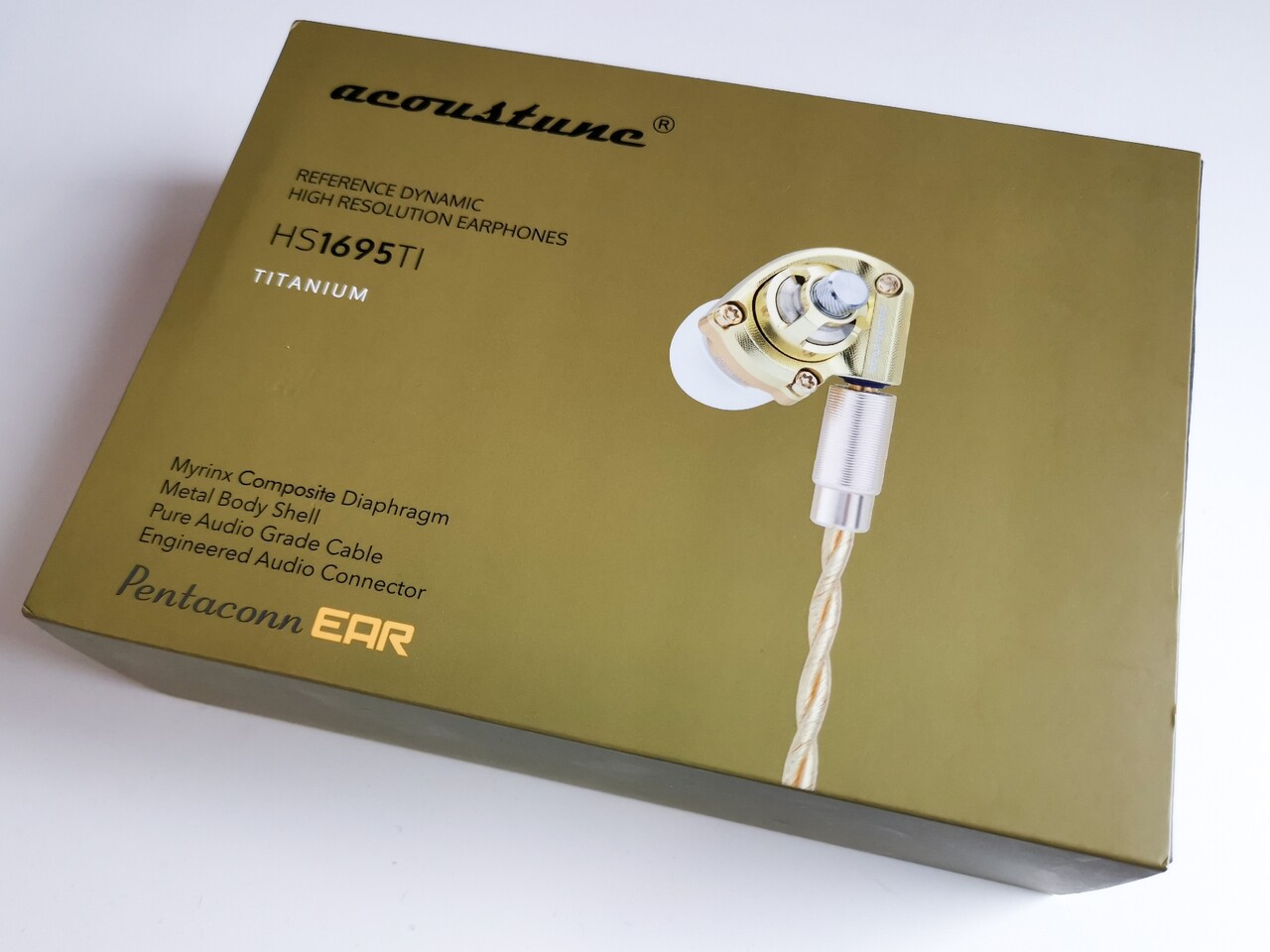 Acoustune 「HS1695TI Gold」 とにかくゴールドデザインが素敵で