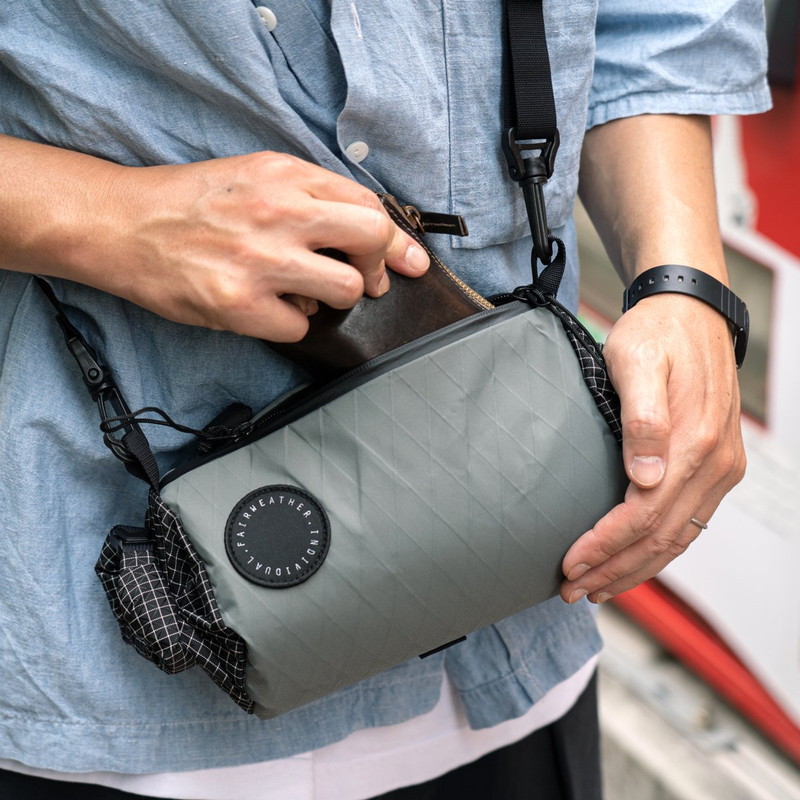 FAIRWEATHER road bar bag x-pac/black [フェアウェザー]