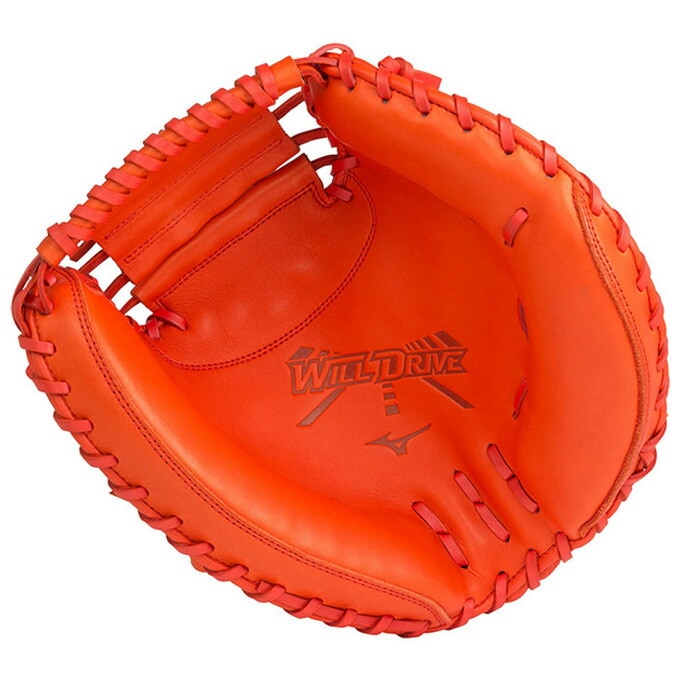 MIZUNO（ミズノ）軟式用キャッチャーミット WILLDRIVE RED 捕手用 M-R
