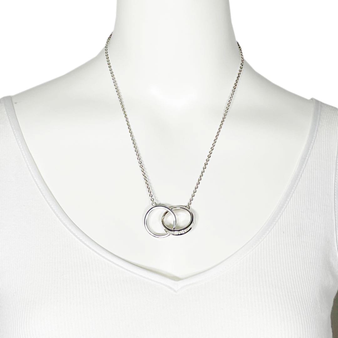 TIFFANY ティファニー 1837 2連リングネックレス SV925 シルバー