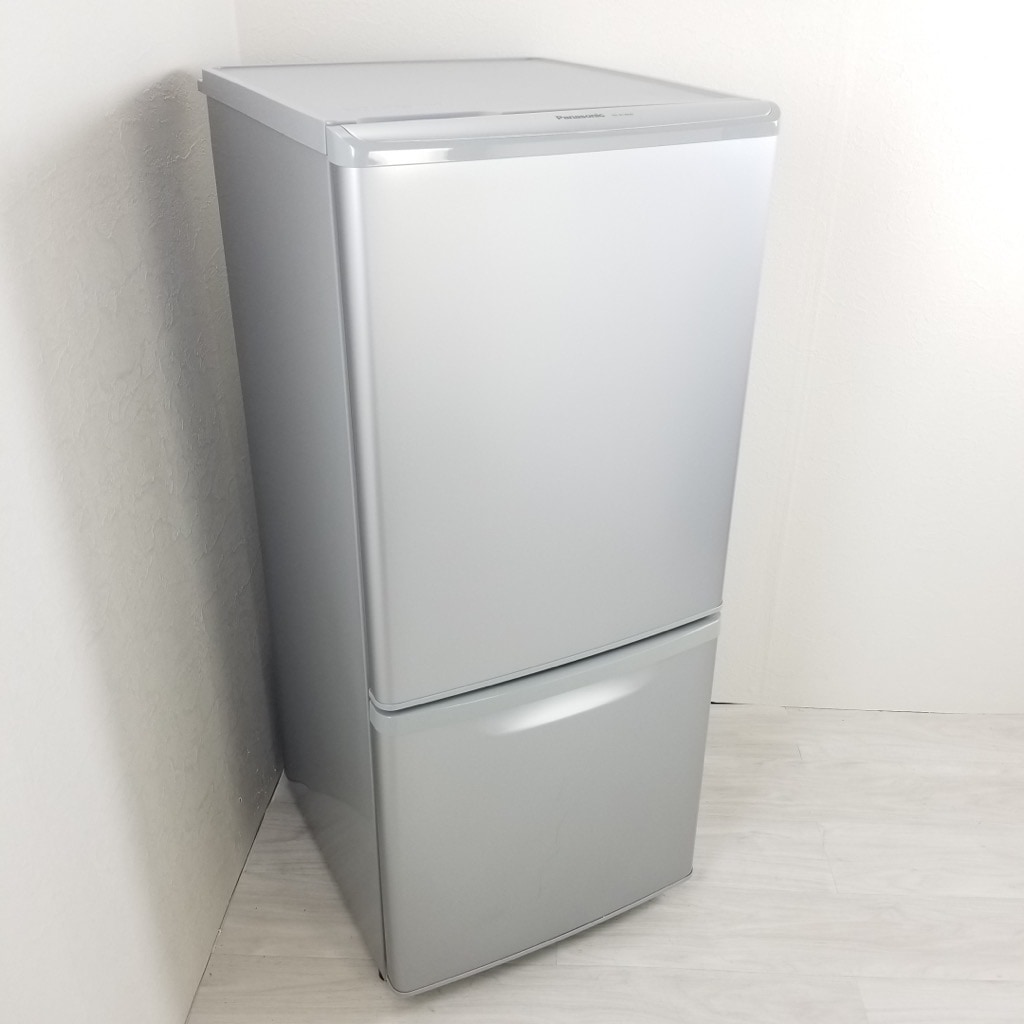 6ヶ月保証付 138L 2ドア冷蔵庫 パナソニック NR-B144W-S 2011年～2012