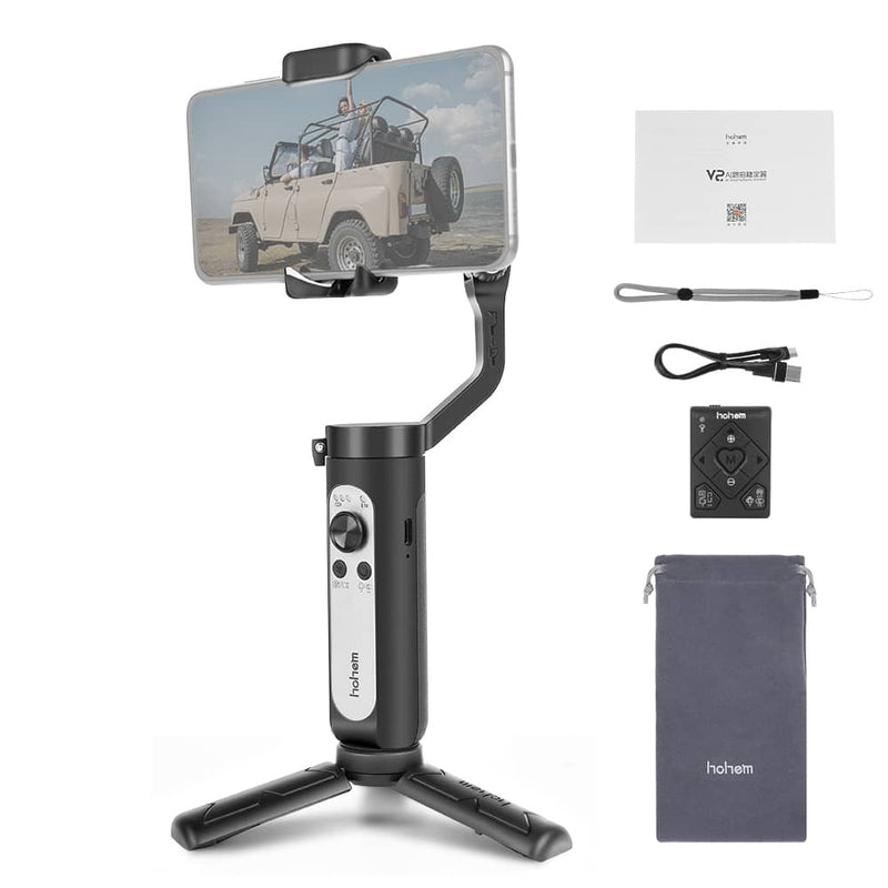 Hohem iSteady X2 スマホジンバルスタビライザー（黒/白）