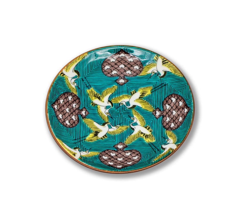 名品豆皿 古九谷青手鶴かるた文 MC-03 – SEIKOU ONLINE