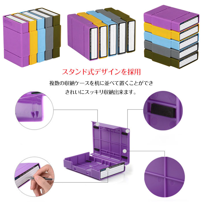 ORICO HDDケース 3.5インチ対応 耐衝撃 防塵 防静電気 軽量 コンパクト