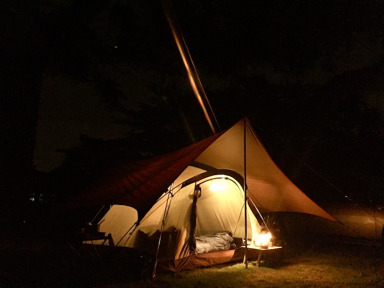 ソロキャンプ におすすめ！｜SnowPeakライトタープ ペンタ シールド