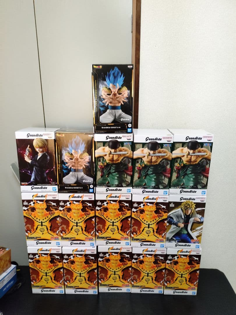 グランディスタフィギュア16点セット 圧倒的なサイズと造形密度を極限まで高めた、プライズフィギュアの