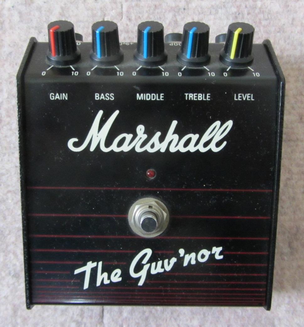 Marshall　Guv'nor　Ｓ／Ｎ4000番台　MotorolaT072C 激レア 最初期 布袋寅泰 英国製 緑基板 Marshall The Guv'nor 希少
