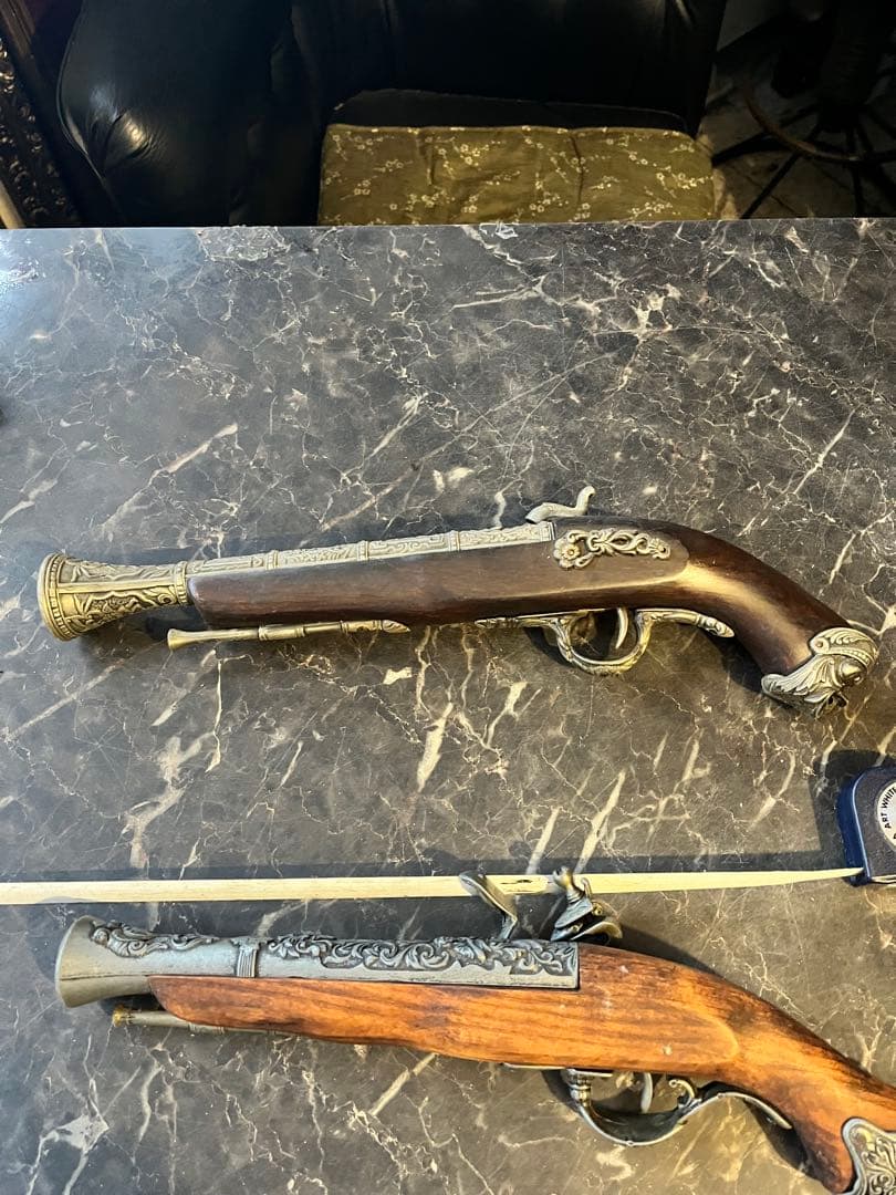 西洋火縄銃装飾銃古式銃 パイレーツカリビアン ジャックバロウ レプリカ銃 玩具