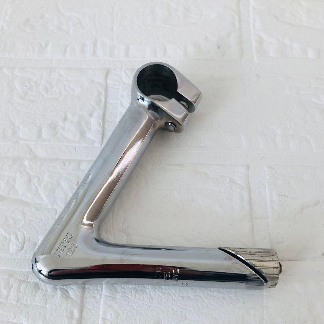 ニットー ハンドルステム 鉄 NJS 65度　125mm 楽天市場】NITTO(日東) NJ-89(ガールズケイリン) ハンドルステム(NJS